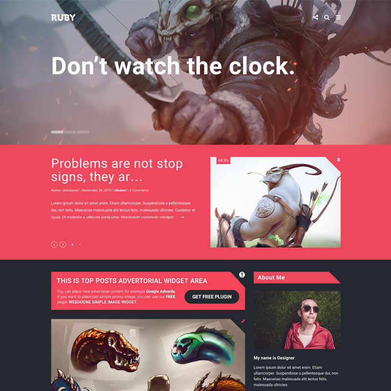 Ruby theme default demo